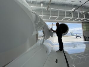 Pre-shoot preparation of an aircraft
