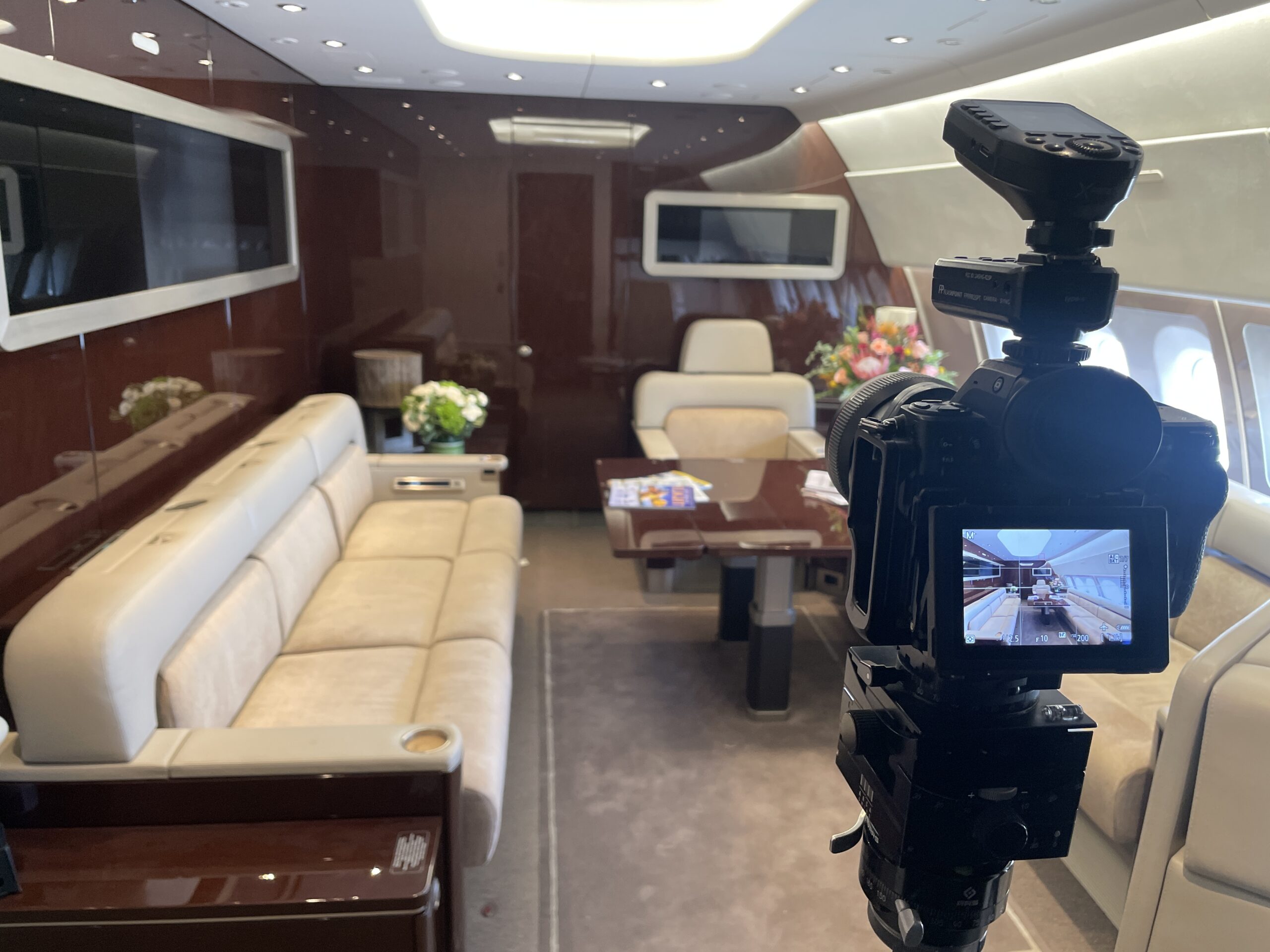 ACJ Jet Interior Photographer