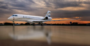private jet photography Austin Bergstrom exterior