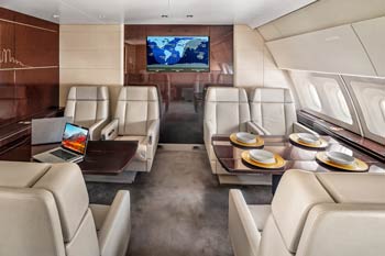 Executive jet conference cabin Dubai