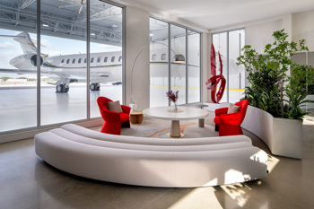 Sky Harbour Addison FBO interior
